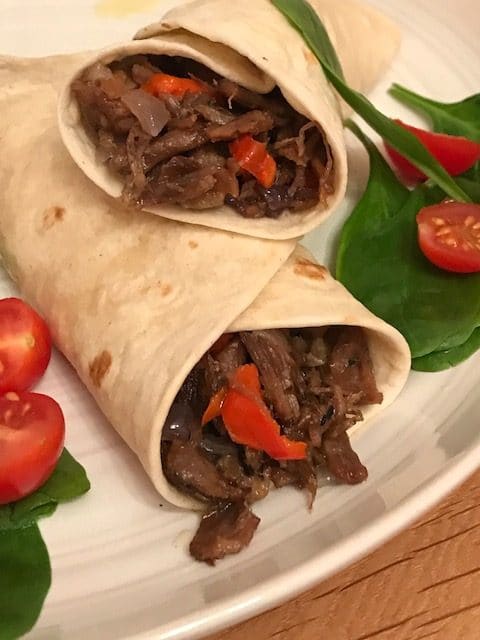 Stew Beef Wrap